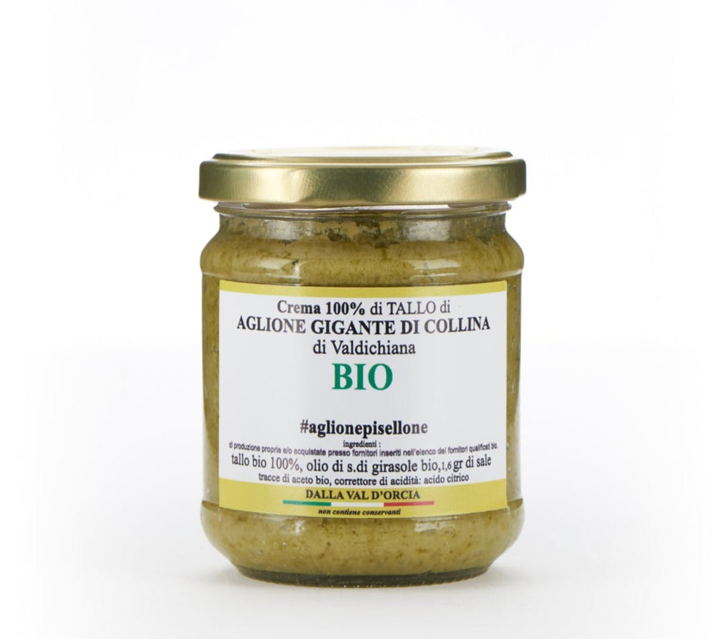 Crema Integrale di Tallo di Aglione Bio di Val d'Orcia in Olio Bio di Girasole